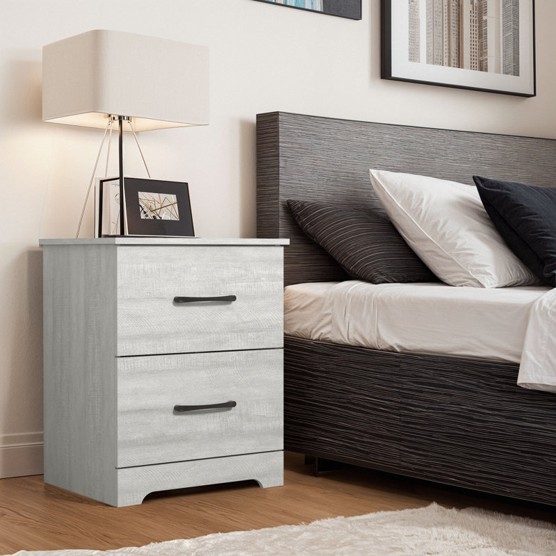 Wade Logan® Arkia 23.6'' Tall 2 - Drawer Nightstand & Reviews